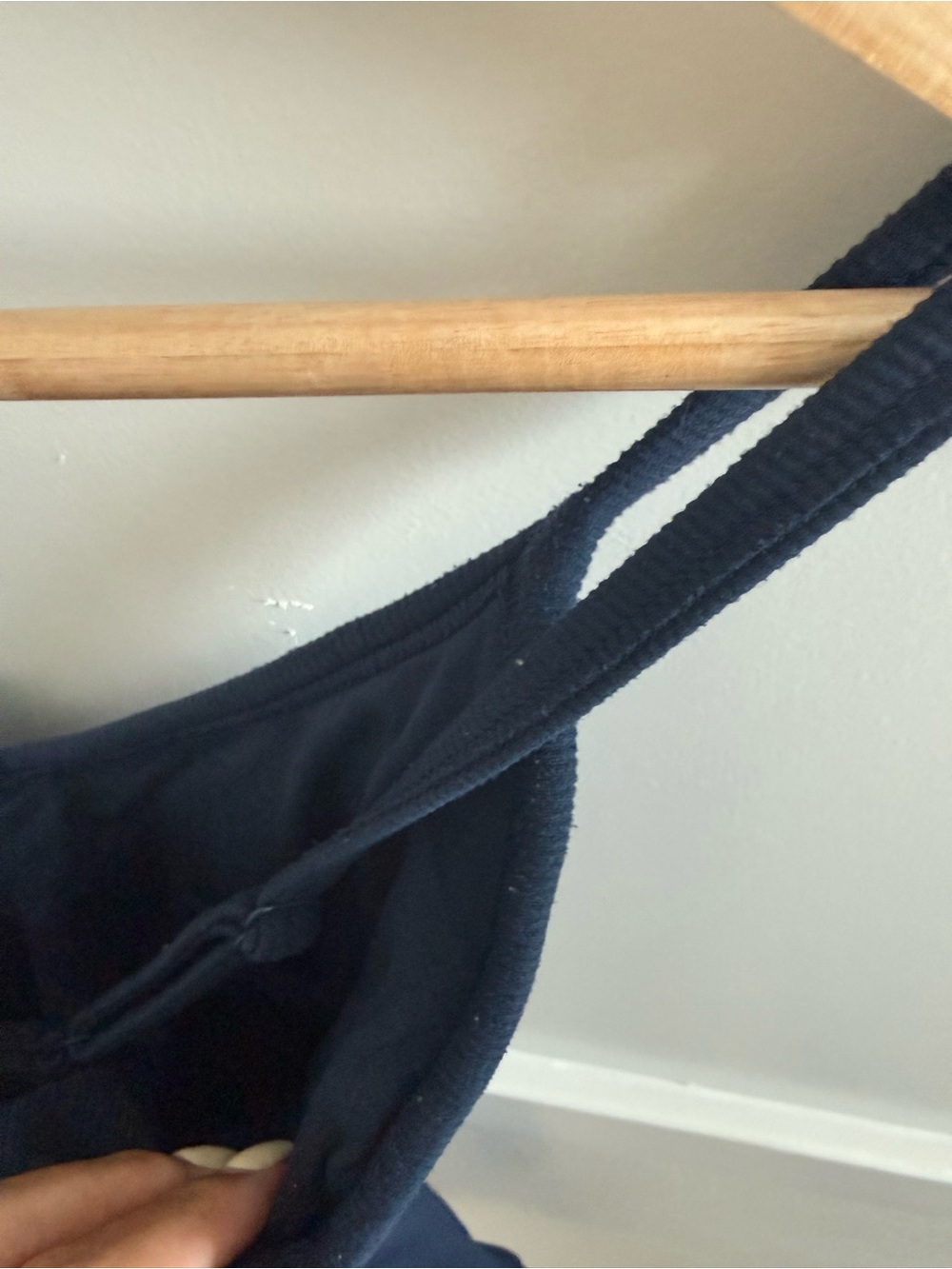 Alo Seamless Ribbed Favorites Onesie - Navy - Picture 5 of 6